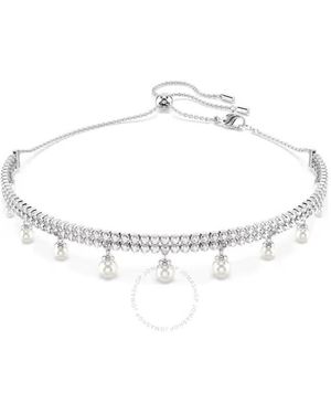 Swarovski X Ariana Grande Round Cut Choker - Metallic