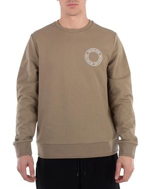 Michael Kors Logo French Terry Blend Sweatshirt - Brown