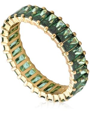 Swarovski Matrix Ring - Green