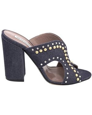 Tabitha Simmons Celia Studded 100mm Slide S - Blue