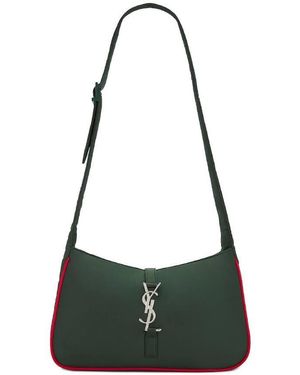 Saint Laurent Dark Econyl Le 5 7 Shoulder Bag - Green