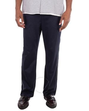 Balmain Pb Signature-Badge Track Trousers - Blue
