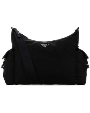 Prada Re-Nylon Explore Shopping Bag - Black