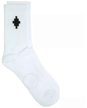 Marcelo Burlon Marcel Burlon County Of Milan Cross Socks - Blue