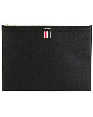 Thom Browne Medium Document Holder - Black