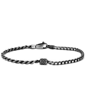 Amour Half Rope & Half Box Bracelet - Metallic