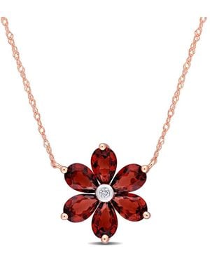 Amour 3 Ct Tgw Garnet - Red