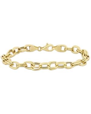 Amour Oval Link Bracelet - Metallic