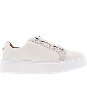 Bally Asaka Leather Low-Top Trainers, Brand Size 35. Us - Multicolour
