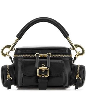 Chloé Chlo Leather Camera Bag Crossbody Bag - Black