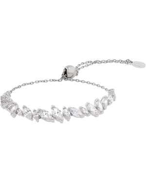 Swarovski Mesmera Rhodium Plated Marquise Cut Bracelet - Metallic