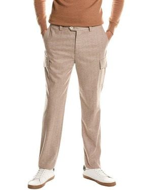 Brunello Cucinelli Wool Cargo Pants, Brand Size 60 (Us - Natural