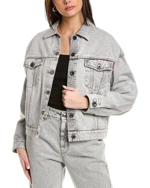 Brunello Cucinelli Light Denim Jacket, Brand Size 38 (Us - Grey