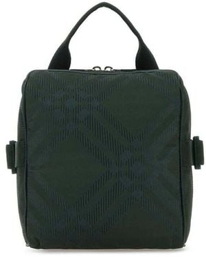 Burberry Bottle Fabric Crossbody Bag Vine Borse A Tracolla - Green