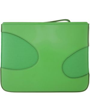 Ferragamo Cut-Out Detailing Clutch Bag - Green