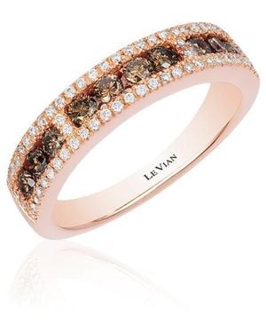 Le Vian Chocolatier Ring Chocolate Diamonds, Vanilla Diamonds Set - White