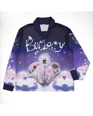 Burberry Dandelion Graphic Print Shirt - Blue