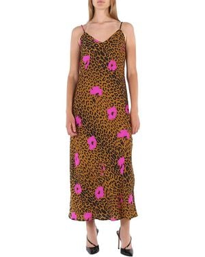 Essentiel Antwerp Essentiel Ladies Shelly Leopard Print Dress, Brand Size 34 (Us - Red