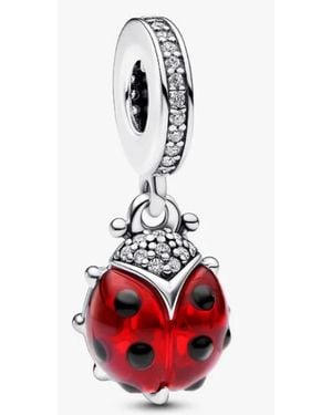 PANDORA Ladybird Sterling Dangle - Red