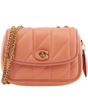 COACH Quilted Pillow Madison Shoulder Bag - Orange