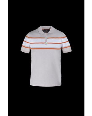 Moorer Striped Knit Jumper - Black
