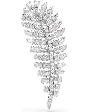 SWAROVSKI フェザー ブローチ Swarovski Brooches for Women | Online Sale up to 56% off | Lyst