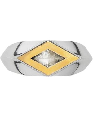 Burberry And-Plated Hollow Ring - Metallic