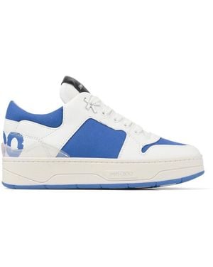 Jimmy Choo Eh/P Florent Low-Top Trainers, Brand Size 35 Us - Blue