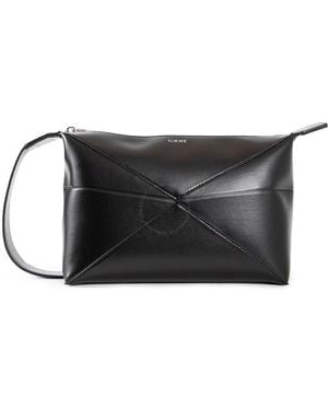 Loewe Puzzle Fold Wash Bag - Black