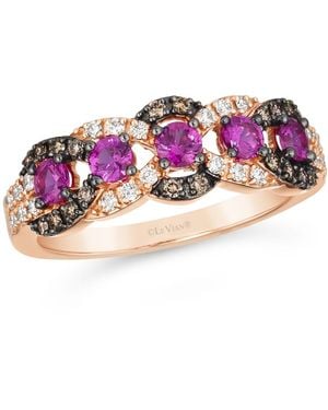Le Vian Passion Ruby Ring Set - Pink