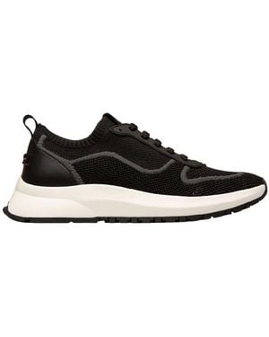 Bally Davyn Mesh And Leather Sneakers - Black