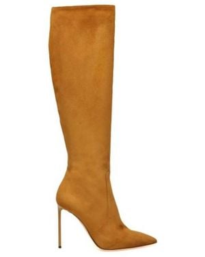 Bally Barbra 105 Knee-High Suede Boots, Brand Size 36 Us - Brown