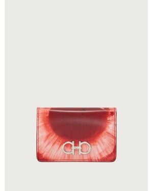 Ferragamo Calf Leather Wallet - Red