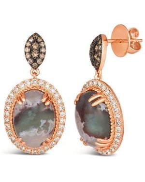 Le Vian Ladies Peackock Aquaprase Earrings Set - Multicolour