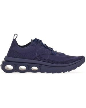 Ferragamo Ferragamo Nima Knit Running Trainers - Blue