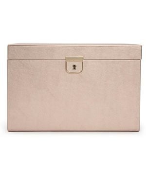 Wolf Palermo Large Rose Jewelry Case 213016 - Natural