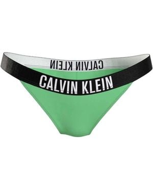Calvin Klein Brazilian Intense Power Bikini Bottoms Light - Green