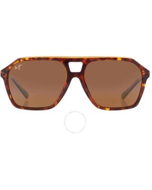 Maui Jim Wedges Hcl Bronze Navigator Sunglasses H880-10 57 - Brown