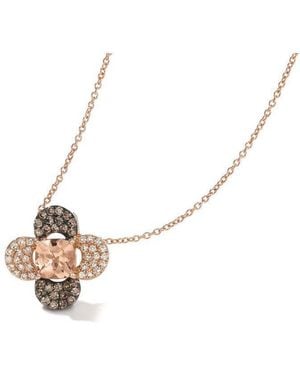 Le Vian Ladies Peach Morganite Necklaces Set - Metallic