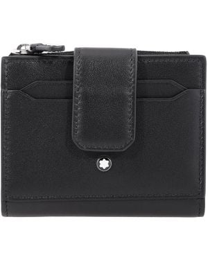 Montblanc Soft 6Cc Mini Wallet - Black