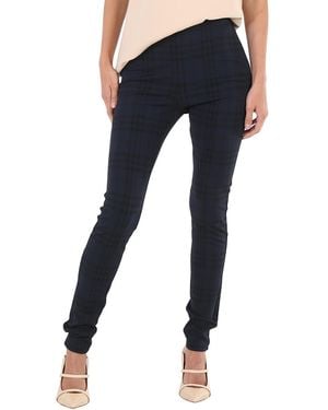 Burberry Midnight Check Print Stretch Jersey Leggings - Blue