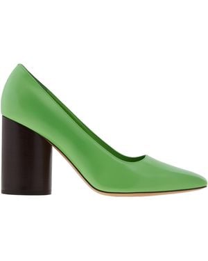 Ferragamo Ferragamo Pamela Patent Leather Court Shoes, Size 7 C - Green