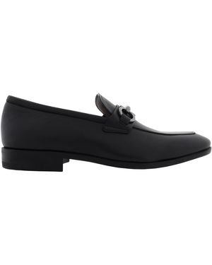 Ferragamo Ferragamo Benford Gancini Bit Loafers - Black