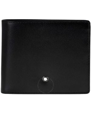 Montblanc Meisterstuck 10Cc Leather Wallet With Coin Case 5524 - Black