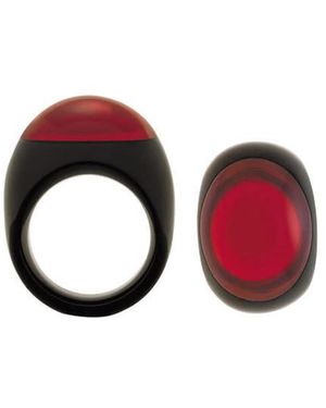 Baccarat 'Tango' Reb Ruby Ring Size 5.75 2104241 - Red