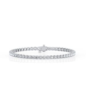 Brilliant Diamond 8 Ctw Lab Grown Diamond Tennis Bracelet For - White