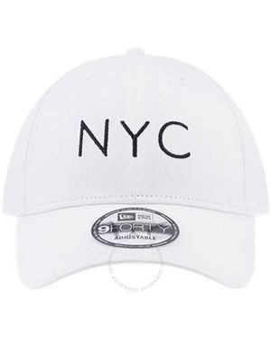 KTZ 9forty Nyc Logo Embroidered Cap - White