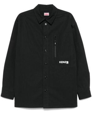 KENZO Boke Flower 2.0 Oversized Shirt - Black