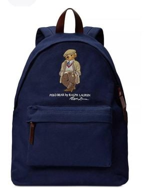 Polo Ralph Lauren Polo Bear Canvas Backpack - Blue