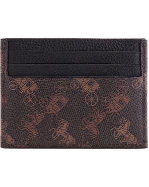 COACH Horse And Carriage Print Card Case - Multicolor
